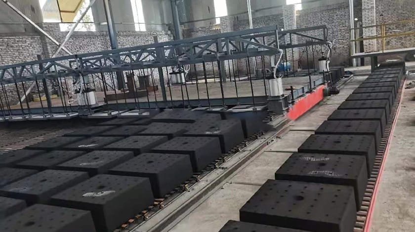 Proceso de fundición en arena