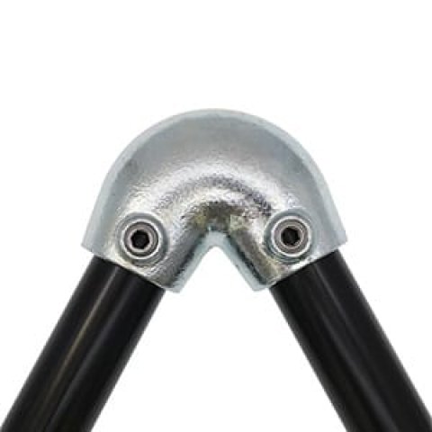 Conector de Codo de 40 a 70 Grados para Barandillas Galvanizadas 123