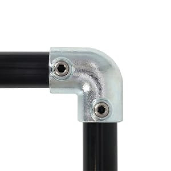 Accesorios para barandillas de seguridad galvanizadas 125R: codo de 90 grados