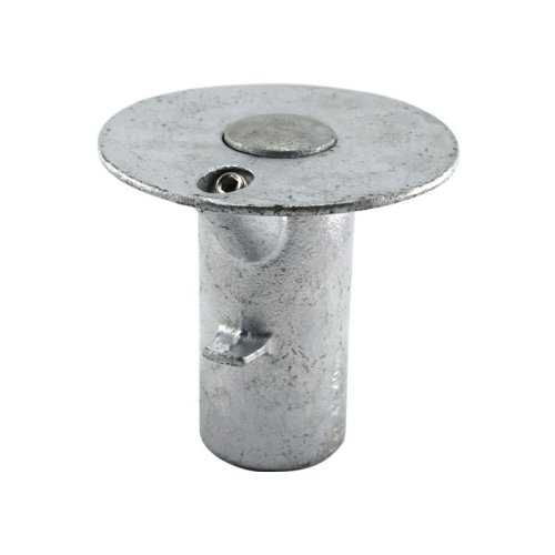 Conector Estructural para Tubería de Zócalo de Tierra Galvanizado