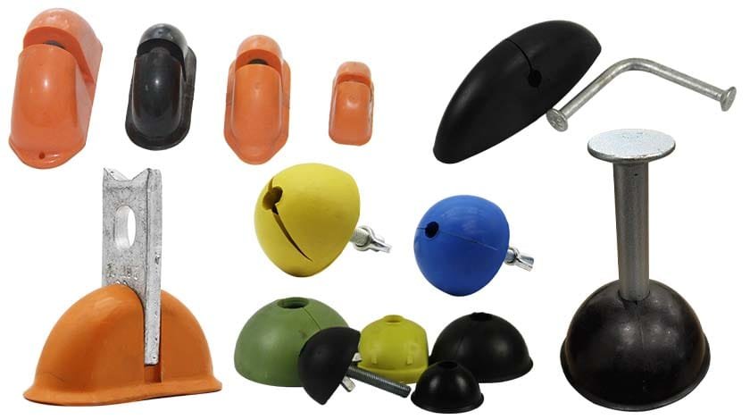 Molde de caucho para hueco de anclaje